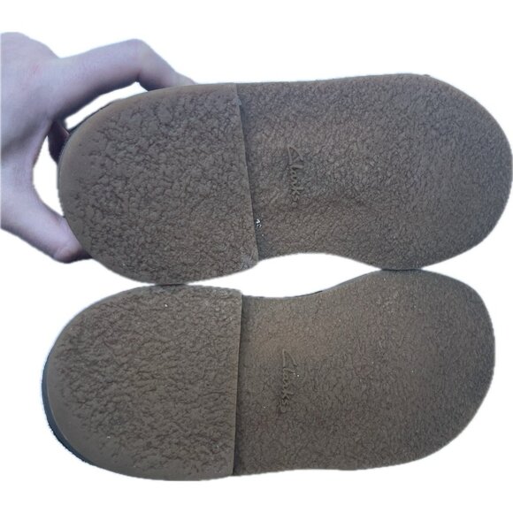 Clarks Men’s Bushacre Chukka Boots Brown Leather Lace Up Sz 9 - Picture 8 of 9